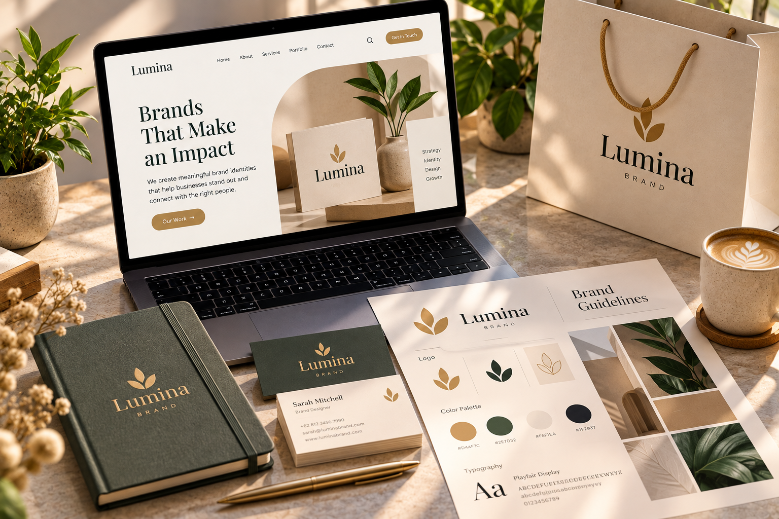 Lumina brand identity